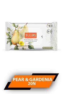 Tulips Wet Wipes Pear & Gardenia 20n